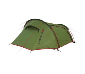 High Peak Sparrow LW zielono-czerwony / Namiot dla 2 osób / 260 x 200 x 90/60 cm / słup wody: 3000mm