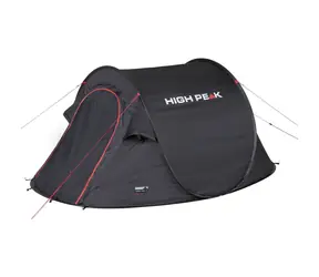 High Peak Vision 3 3P czarny / Namiot dla 3 osób / 235 x 180 x 100 cm / słup wody: 2000mm