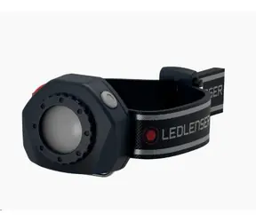 Latarka Ledlenser CU2R czarna / taśma odblaskowa / ładowanie USB