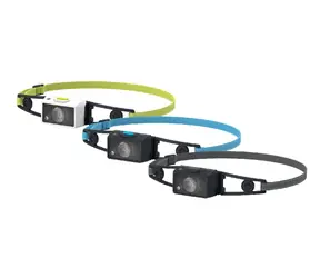 Latarka czołowa Ledlenser NEO 1R biało-limonkowa / 250/150/20 lm / IP67 / Li- ION