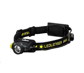 Latarka czołowa Ledlenser H5R WORK czarna / 500/300/15 lm / IP67 / Li- ION / 1800 mAh