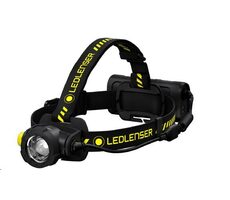 Latarka czołowa Ledlenser H15R WORK czarna / 2500/1000/20 lm / IP67 / Li- ION / 4800 mAh