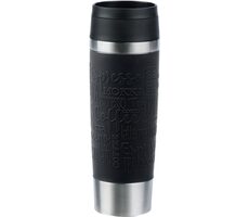 Kubek podróżny Emsa Classic Grande 0,5l czarny / Kubek termiczny / stal nierdzewna
