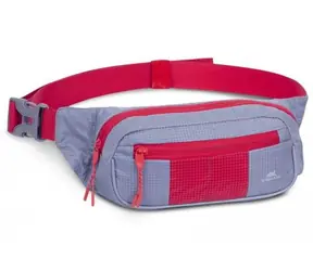 Riva Case 5215 szaro-czerwona / sportowa torba na pas