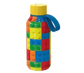 Quokka Dziecięca butelka termosowa SOLID klocki 330 ml 