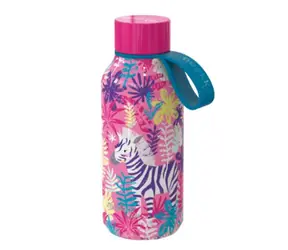 Quokka Dziecięca butelka termosowa SOLID ZEBRA 330 ml