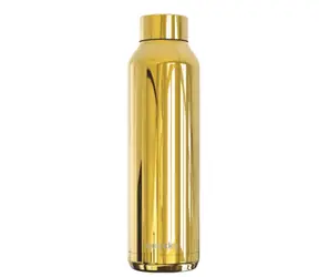 Quokka Butelka ze stali nierdzewnej SOLID Sleek gold 630 ml