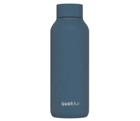 Quokka Butelka termosowa ze stali nierdzewnej SOLID Powder szaro-niebieska 510 ml