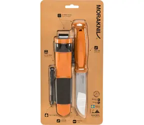Morakniv Kansbol + Kit survivalowy pomarańczowy / Nóż outdoorowy / stal nierdzewna / ostrze 10,9 cm / plastikowe etui
