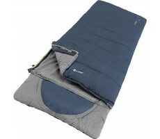 Outwell Contour Lux (lewy zamek) niebieski / Śpiwór / Wypełnienie: 1400 g / Rozmiar 220x85cm