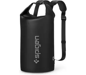 Wodoodporna torba Spigen Aqua Shield 30L, czarna / wodoodporna obudowa