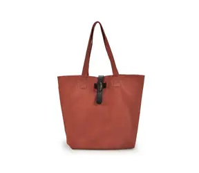 Iris Barcelona Nowoczesna damska torba termiczna Natural 15 L w kolorze rdzawej czerwieni