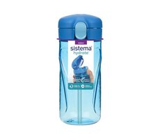 Butelka Sistema Hydrate Quick Flip Top ze słomką 520 ml niebieska