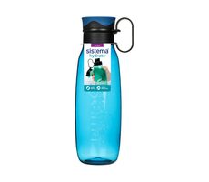 Butelka Tritanowa z klapką Sistema Hydrate Traverse 650 ml, niebieska