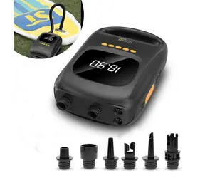 Pompka powietrza do deski SUP Technaxx TX-266 z baterią i funkcjonalnym powerbankiem / 350L|m / 120 W / 7500 mAh
