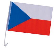 Flaga SPORTTEAM na samochód ČR