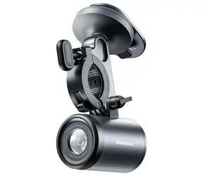 Baseus C12569000121-00 Magnetyczny uchwyt na rower z lampką LED czarny