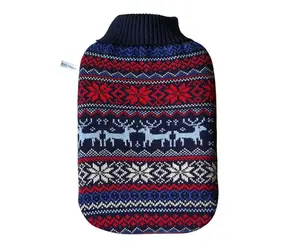 Hugo Frosch Eco Classic Comfort 2L termofor z dzianinowym pokrowcem - motyw norweski