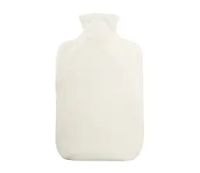 Termofor Hugo Frosch Eco Classic Comfort z aksamitnym pokrowcem - kremowy