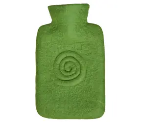 Hugo Frosch Classic Termofor z filcowym pokrowcem Wykonany w 100% z wełny merynosów - Spirale