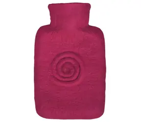 Hugo Frosch Classic Termofor z filcowym pokrowcem Wykonany w 100% z wełny merynosów - Spirale
