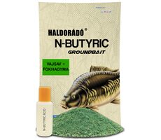 Haldorado Bait Mix N-butyric Groundbait Kwas masłowy/Czosnek 800 g + 50 ml Aromat