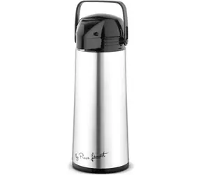 Termos Lamart Pist z pompką 1900ml srebrny / stal nierdzewna