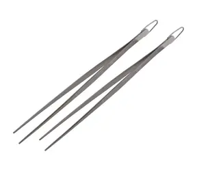 Pęseta do grillowania Lamart BBQ / 30 cm / 2 szt. / stal nierdzewna