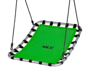 NILS Camp NC5045 zielony / Prostokątna huśtawka bocianie gniazdo / Nośność: 150 kg