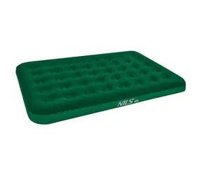 NILS Camp NC2802 zielony / Materac dmuchany / 191x137x22 cm