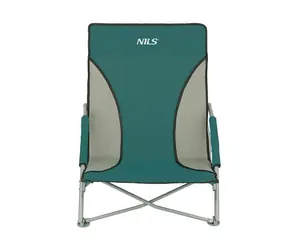 NILS Camp NC3035 zielony / Krzesło plażowe / Nośność: 120 kg