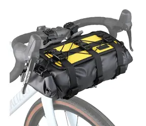 Rhinowalk BHD0011 Torba rowerowa na kierownicę żółto-czarna
