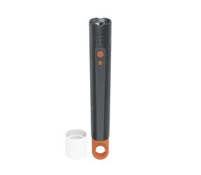 Latarka LED HAMA FLX1000 szara / aluminium / 1000 lm / 270 m / 4 tryby + SOS / IP44 / zoom / karabińczyk / bateria