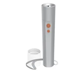 Latarka LED HAMA FL250 zasilana bateryjnie / 250 lm / 65 m / 4 tryby + SOS / dyfuzor / pasek / aluminium 