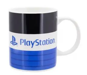 Kubek Paladone w paski Playstation / kubek ceramiczny / 400 ml