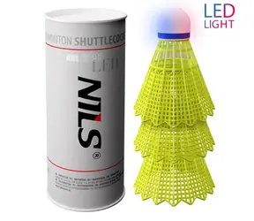 NILS NBL6293 Piłki do badmintona z diodami LED 3 szt.