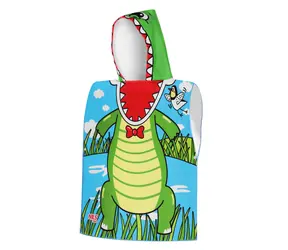 Ręcznik NILS aqua NAR20 - ponczo z mikrofibry Crocodile