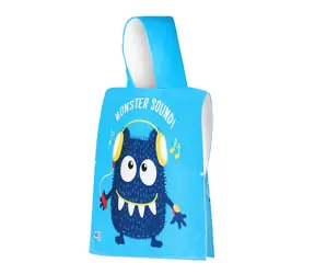 Ręcznik z mikrofibry NILS aqua NAR20 Monster - poncho