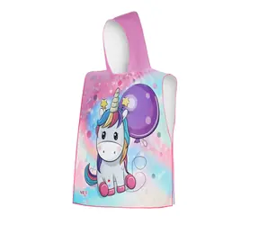 Ręcznik NILS aqua NAR20 - ponczo z mikrofibry Unicorn