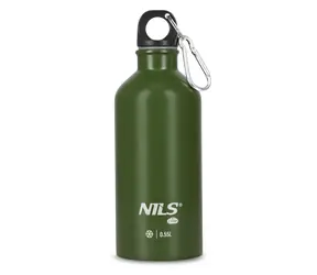 NILS Camp NC3801 Butelka turystyczna ze stali nierdzewnej zielona 500 ml