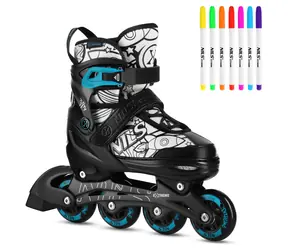 NILS Extreme NH10907 TINTY Wrotki 4w1 zielone