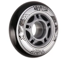 Koła NILS Extreme PU 72x24 czarne (4 szt.)