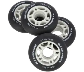 Felgi NILS Extreme PU 70x24 82A matowe czarne 4 szt.