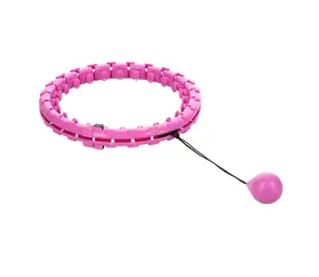 HMS FH01 Masażer hula hoop z ciężarkiem fioletowy