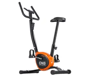Rower treningowy mechaniczny One Fitness RW3011 czarno-pomarańczowy
