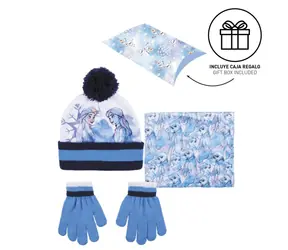 Cerdá Frozen II Zestaw dziecięcy czapka + szalik + rękawiczki 