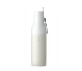 Butelka do picia LARQ Flip Top 500 ml, granitowo-biała, ze stali nierdzewnej