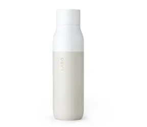 Butelka samoczyszcząca LARQ PureVis 500 ml w kolorze granitowo-białym ze stali nierdzewnej / sterylizacja UV