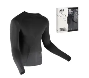 NILS BTK0060 ROZMIAR 2XL/3XL CZARNA MĘSKA KOSZULKA TERMO RAGNAR 