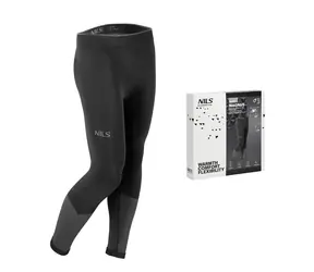 NILS BTS0464 ROZMIAR 2XL/3XL CZARNE MĘSKIE SPODNIE TERMO MAGNUS 